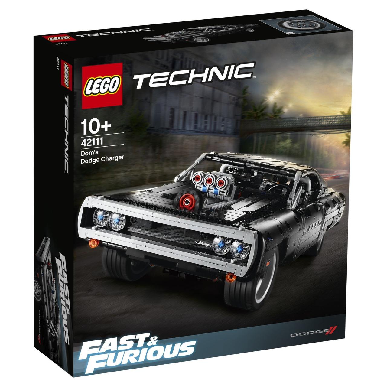 Lego Конструктор LEGO Technic Dodge Charger Доминика Торетто 42111 - фото 2 - id-p199156905