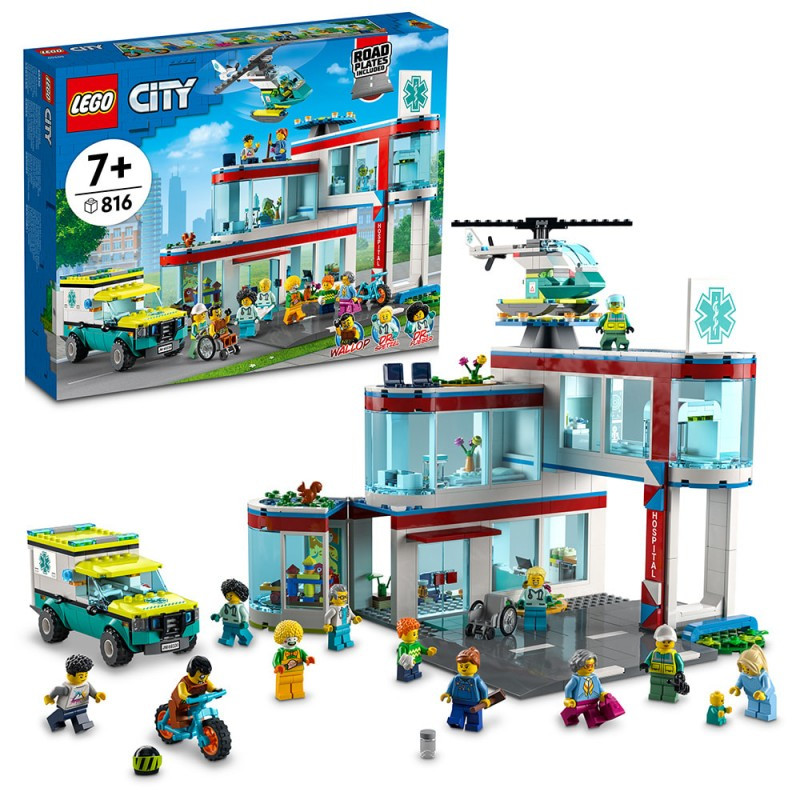 Lego Конструктор LEGO City Больница 60330 - фото 1 - id-p199156908