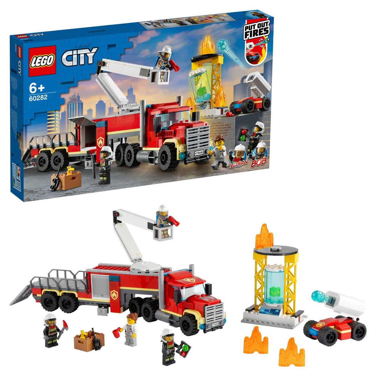 Lego Конструктор LEGO City Fire Команда пожарных 60282 - фото 1 - id-p199156916