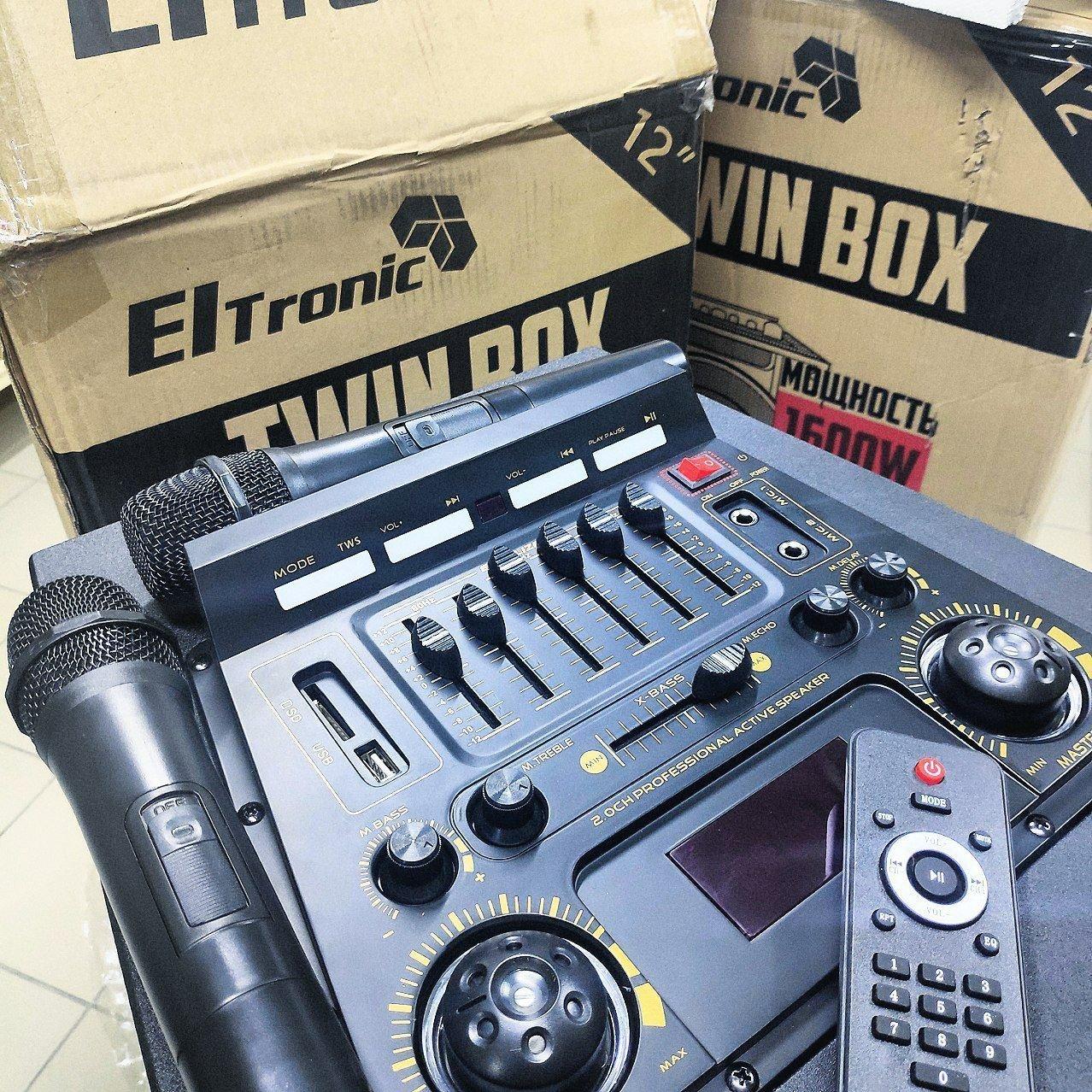 Профессиональная напольная акустическая система Eltronic 20-06 TWEEN BOX (в комплекте из двух колонок) с - фото 5 - id-p199157298