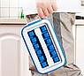 Форма для льда Ice Cube Tray / форма для охлаждения напитков / контейнер для льда и воды с ручками Синяя, фото 4