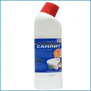 Средство для чистки и дезинфекции унитазов Санлит , 0,75 л