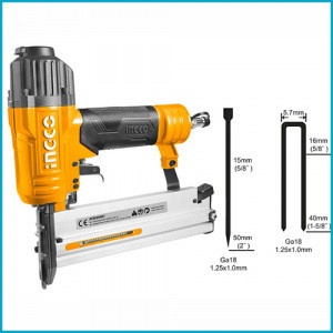 Пневматический степлер для скоб и гвоздей INGCO ACN50401