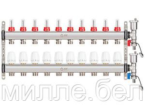 Коллекторная группа AVE136, 10 вых. AV Engineering (PRO серия Для теплого пола и водоснабжения)