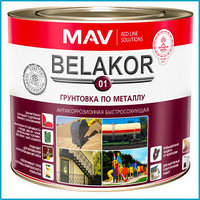 Грунтовка BELAKOR 01 по металлу красно-коричневая 1л (1кг)