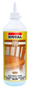 Клей для дерева и картона "Soudal" 62А белый 750 г, фото 2