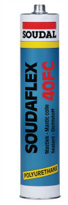 Клей-герметик полиуретановый "Soudal" Soudaflex 40FC серый 300 мл - фото 1 - id-p199163058