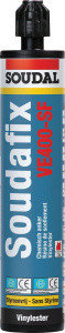 Клей для фиксации в полостях "Soudal" Soudafix VE400-SF серый 280 мл, фото 2