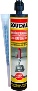 Химический анкер "Soudal" Soudafix P300-SF серый 280 мл - фото 1 - id-p199163071
