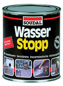 Мастика гидроизоляционная кровельная "Soudal" Wasserstop 750 г