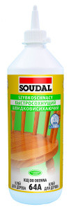 Клей для дерева "Soudal" 64А быстросохнущий белый 750 г