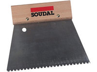 Шпатель для нанесения клея "Soudal" Trowel B-3