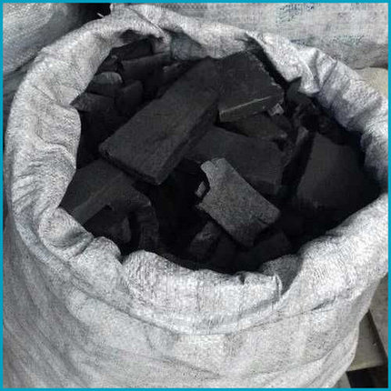 Уголь древесный берёза 10 кг - крафт пакет, фото 2