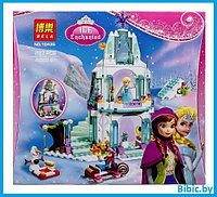 Детский конструктор для девочек Холодное сердце ледяной дворец замок Эльзы frozen 10435, аналог лего lego