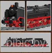 Детский конструктор поезд паровоз 59004 локомотив железная дорога, аналог лего lego сити, городская серия - фото 3 - id-p199168709