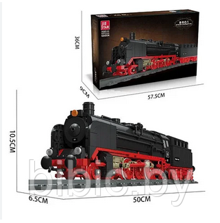 Детский конструктор поезд паровоз 59004 локомотив железная дорога, аналог лего lego сити, городская серия - фото 5 - id-p199168709