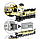 Детский конструктор Грузовой поезд на батарейках 98224, паровоз аналог лего lego сити железная дорога, фото 3