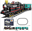 Детский конструктор Товарный поезд на батарейках 98226, паровоз аналог лего lego сити железная дорога, фото 3