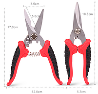 Ножницы для обрезки копыт, с зубьями 18,5 см. Усиленные, фото 3