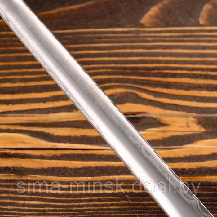 Шумовка для казана узбекская 48см, диаметр 17см, с деревянной ручкой - фото 7 - id-p199169921