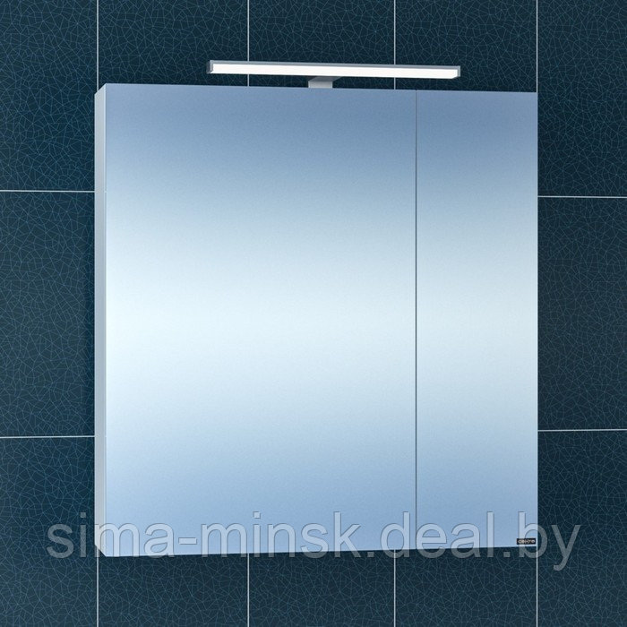 Зеркало-шкаф СаНта «Стандарт 70», со светом - фото 1 - id-p199169578