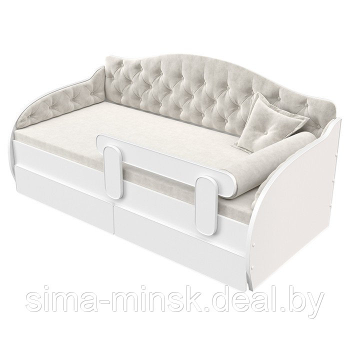 Чехол на кровать-тахту «Вэлли», размер 80x160 см, цвет белый