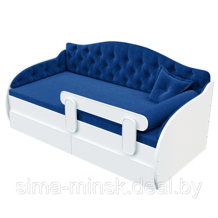 Чехол на кровать-тахту «Вэлли», размер 80x160 см, цвет синий - фото 1 - id-p199170363