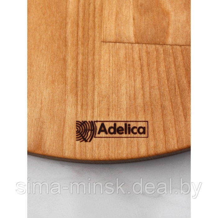 Трёхъярусная подставка Adelica, d=32×26×20×1,8 см, высота 37 см, массив берёзы, пропитано маслом - фото 4 - id-p199170102