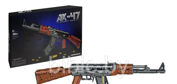 Детский конструктор АК-47 автомат Калашникова 77005, аналог лего lego, игрушечное детское оружие набор игрушки - фото 4 - id-p199170761