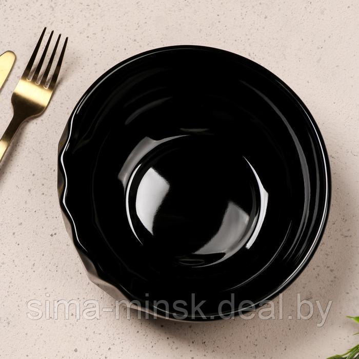 Миска «Обсидиан», чёрная, 16.5 х 7 см, 800 мл - фото 3 - id-p199170189