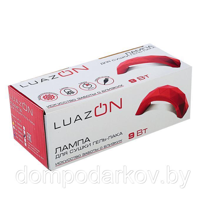 Лампа для гель-лака Luazon LUF-11, LED, 9 Вт, 3 диода, таймер 60 с, USB, белая - фото 8 - id-p199170972