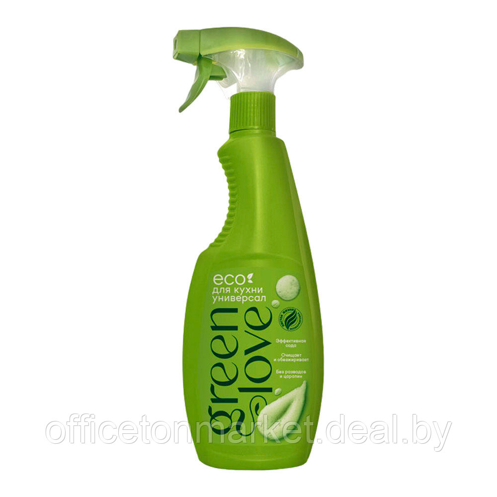 Средство чистящее универсальное "Green Love" с содой, 500 мл, экологичное, спрей - фото 1 - id-p180074552