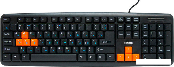 Клавиатура Dialog KS-020U Black-Orange, фото 2