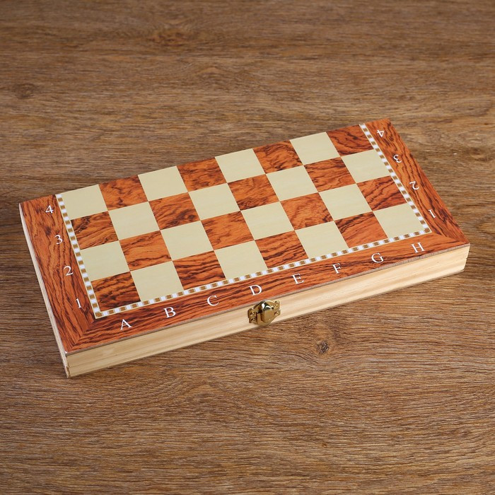 Настольная игра 3 в 1 "Падук": нарды, шахматы, шашки, 34 х 34 см - фото 8 - id-p199176963