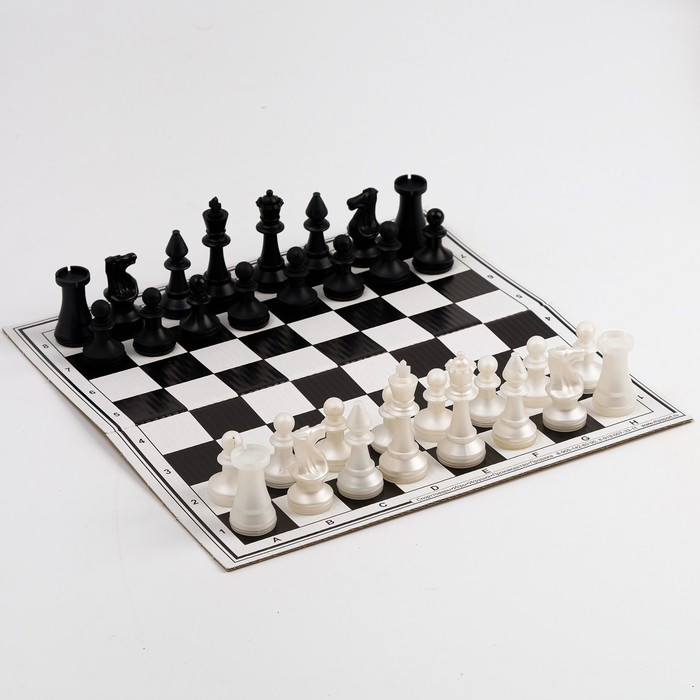 Настольная игра 3 в 1 "В дорогу": шахматы, домино, шашки (2 доски из картона 29х29 см), микс - фото 3 - id-p199176964