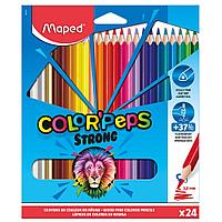 Цветные карандаши Maped "Color Peps Strong", 24 цвета