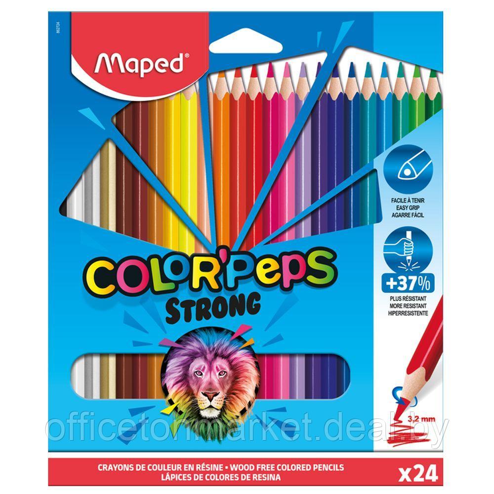 Цветные карандаши Maped "Color Peps Strong", 24 цвета - фото 1 - id-p198392601