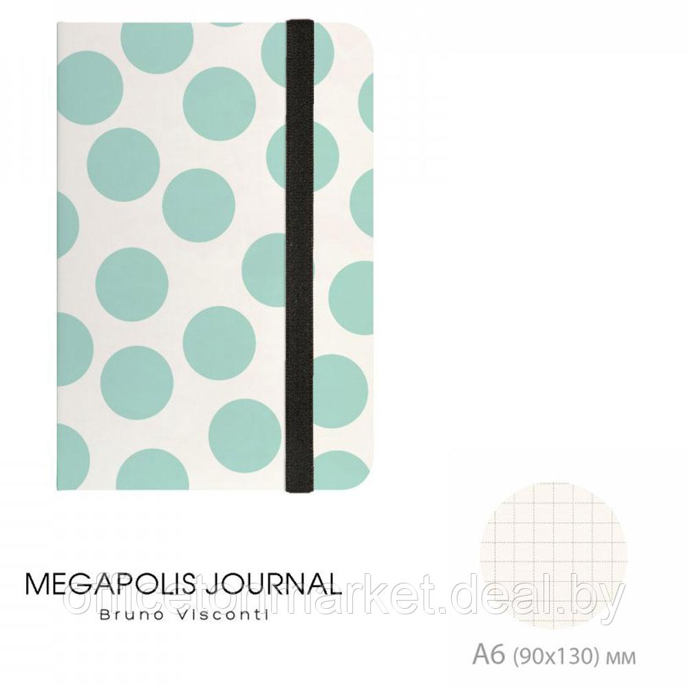 Блокнот "Megapolis Journal. Dots", A6, 100 листов, клетка, мятный - фото 5 - id-p198505262