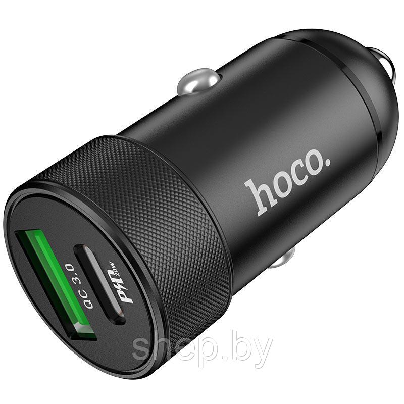 Автомобильное зарядное устройство HOCO Z32B Speed up PD20W + QC3.0 - фото 2 - id-p199200983