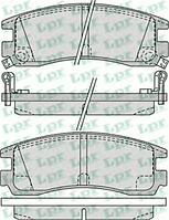 LPR 05P1031 Колодки тормозные дисковые задн Opel Sintra 2.2i/2.2TDi 96-99, Cadillac Deville 4.5 97>