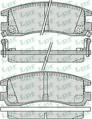 LPR 05P1031,  Колодки тормозные дисковые
