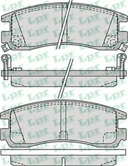 LPR 05P1031  Колодки тормозные дисковые задн Opel Sintra 2.2i/2.2TDi 96-99, Cadillac Deville 4.5 97>