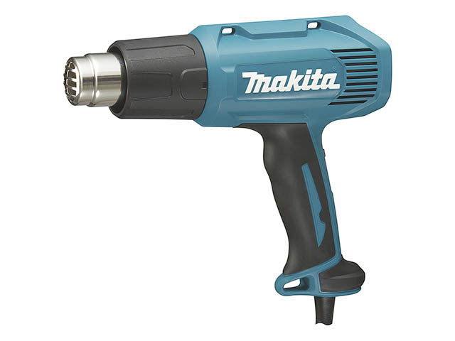 Термовоздуходувка MAKITA HG 6030 K в чем. + набор сопл (1800 Вт, 3 скор., 50-600 °С, ступенч. рег.) - фото 1 - id-p199207700