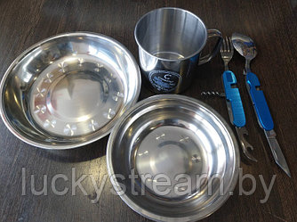 Набор посуды из нержавеющей стали, 4 предмета