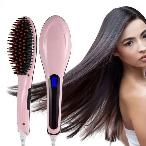Расчёска для выпрямления волос Fast Hair Straightener HQT 906 - фото 3 - id-p199231067