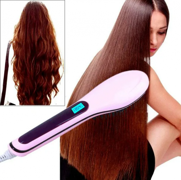 Расчёска для выпрямления волос Fast Hair Straightener HQT 906 - фото 6 - id-p199231067