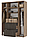Шкаф Нельсон ШК-03 Стендмебель Дуб Каньон/Железный камень, фото 3