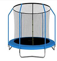Каркасный уличный батут с сеткой на дачу ONLITOP 5392838 183см большой детский для улицы дома