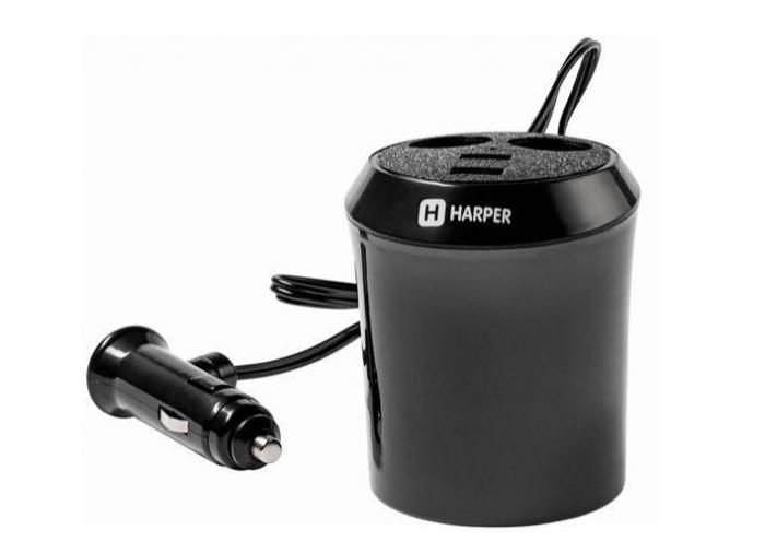 HARPER DP-186 разветвитель на 2 выхода + 2 USB - фото 2 - id-p193905560