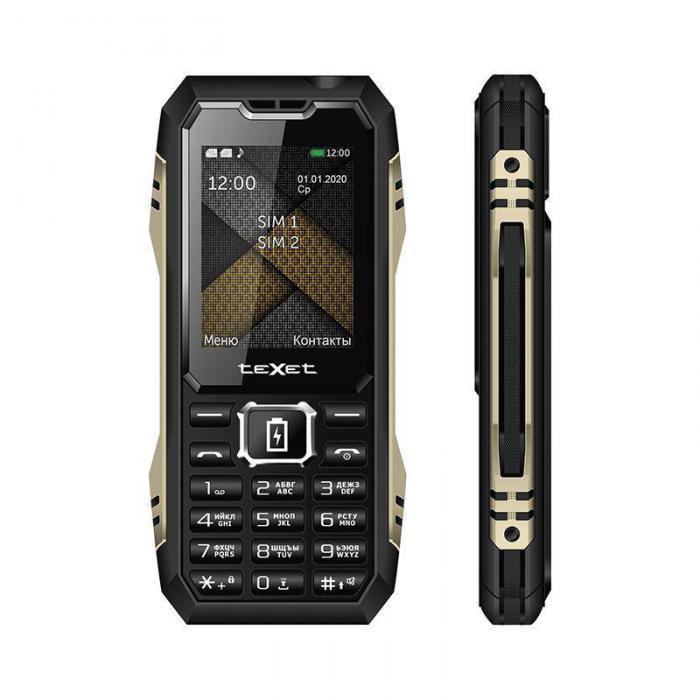 Кнопочный мобильный телефон Power bank TEXET TM-D428 Черный - фото 1 - id-p199155497
